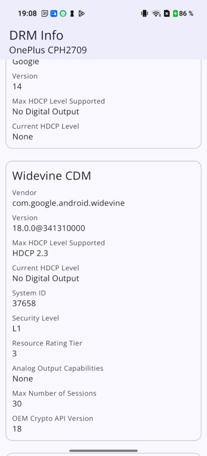 Screenshot Oneplus mord 5 Display 1