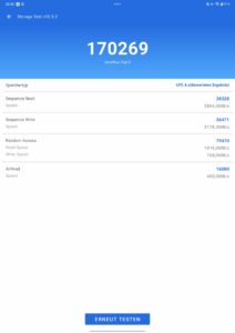 OnePlus Pad 3 Test Screenshot Speicher