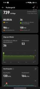 OnePlus Watch 3 Test Rudern