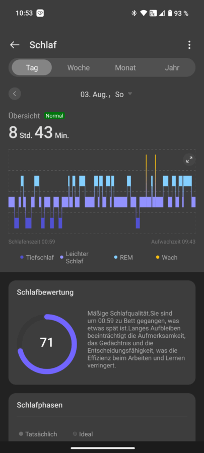 OnePlus Watch 3 Test Tracking Vitalwerte 3