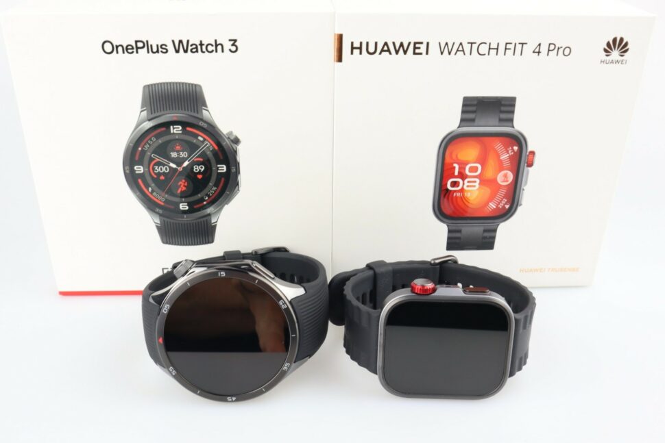 OnePlus Watch 3 Test Vergleich Huawei Watch Fit 4 Pro