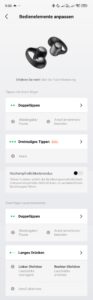Shokz OpenDots One App und Steuerung 4