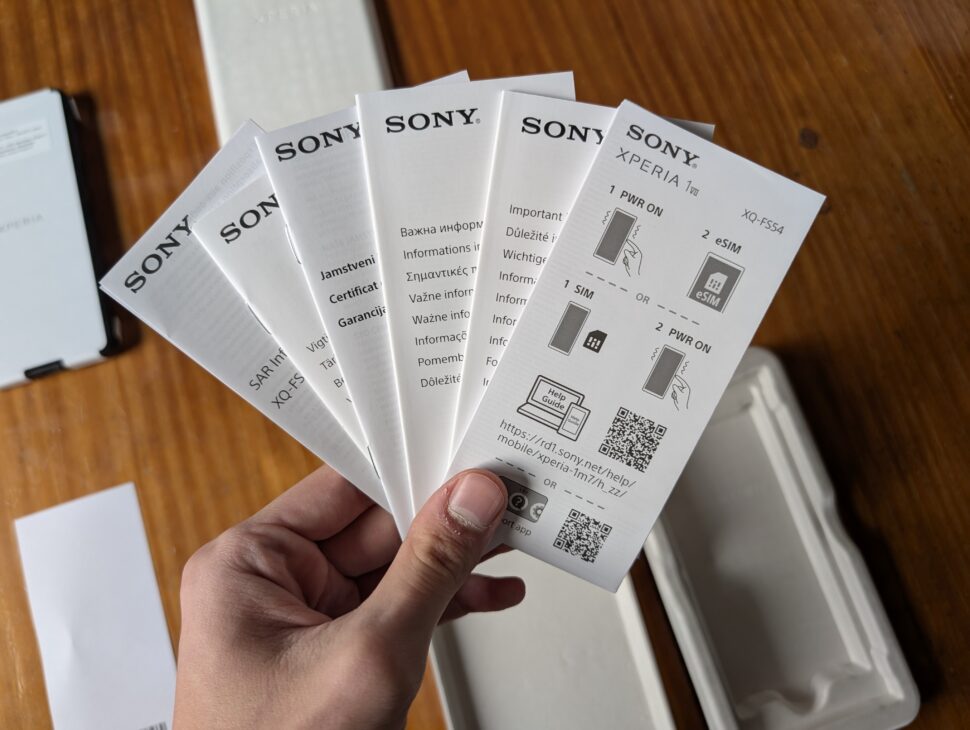 Sony Xperia 1 VII Unboxing 2