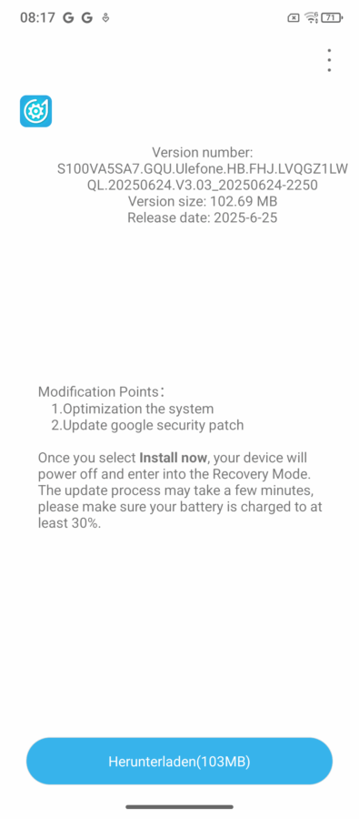 Ulefone Armor 34 Pro Test Bench 1