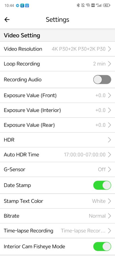 Viofo A329S App 3