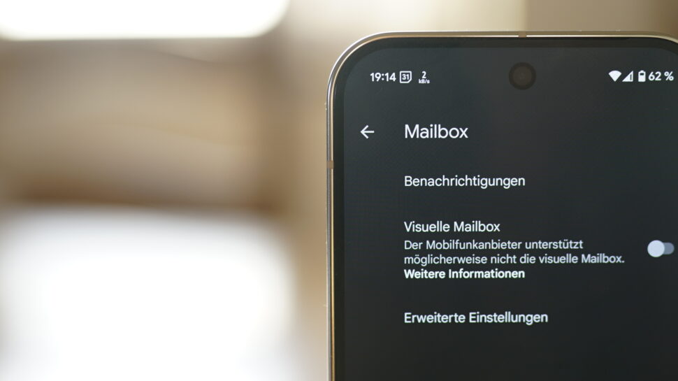 Visuelle Mailbox fuer Android Banner III