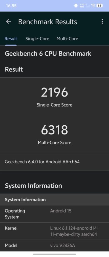 Vivo X Fold 5 Benchmarks 2