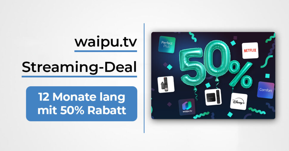 Waipu TV Angebot Banner September 2025