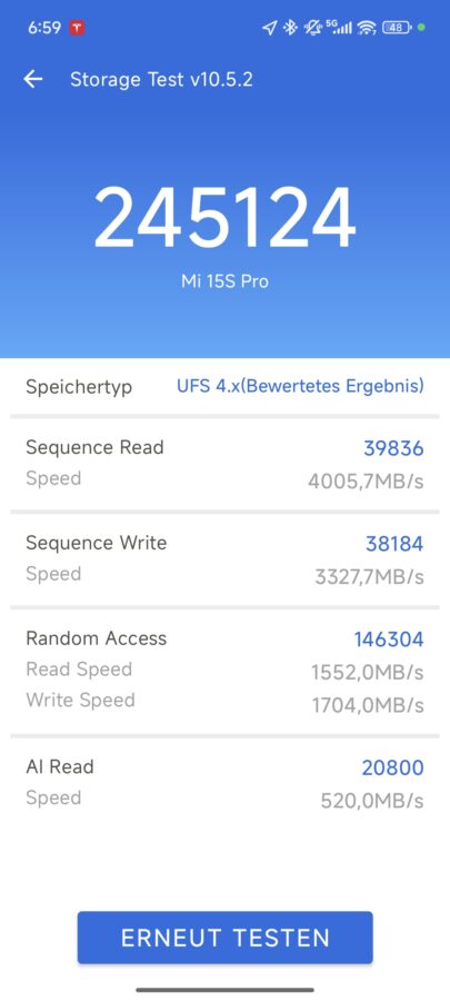 Benchmarks Xiaomi 15S Pro 4
