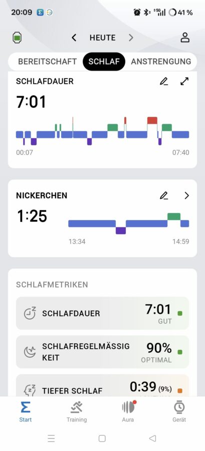 AmazfitActive2Square Schlafen