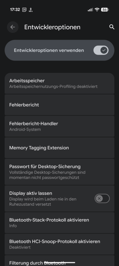 Android 16 QPR1 Desktop Modus Screenshot 2