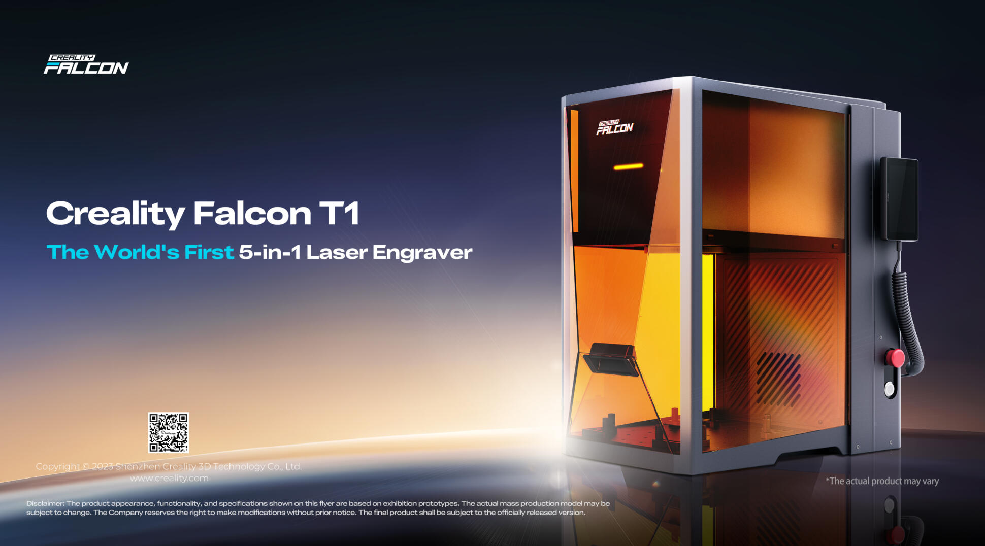 Creality Unveils Falcon T1: The World's First 5-in-1 Laser Engraver at IFA 2025