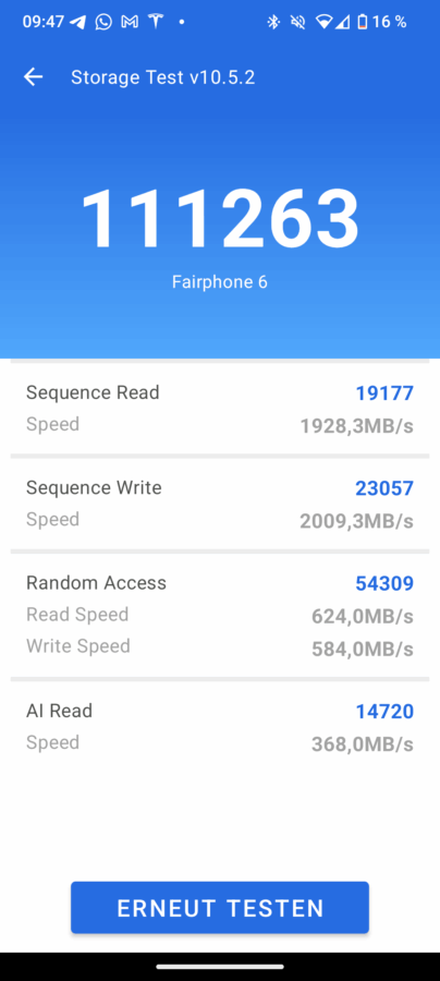 Benchmarks Fairphone 6 5