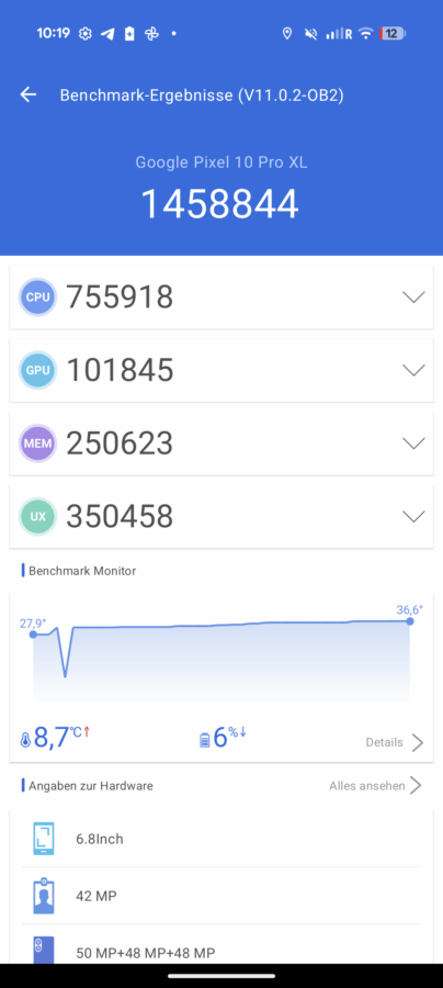 Antutu V10 und 11 Benchmark 2