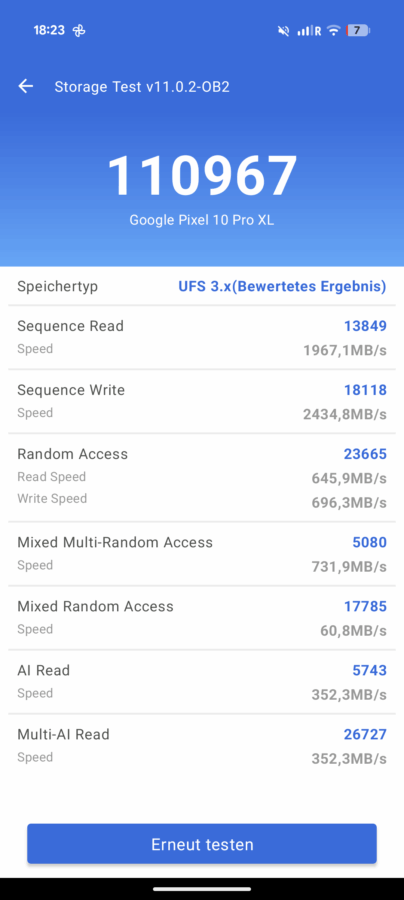 Benchmarks Pixel 10 Pro XL 3
