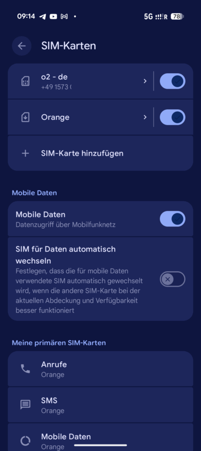 Google Pixel 10 sim