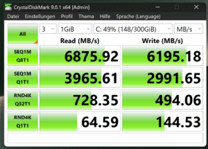 Screenshot Crystal Disk 1