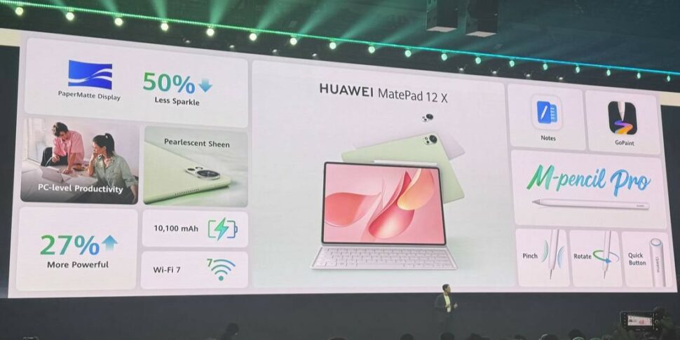 Huawei Launch Paris Event September 2025 MatePad 12X