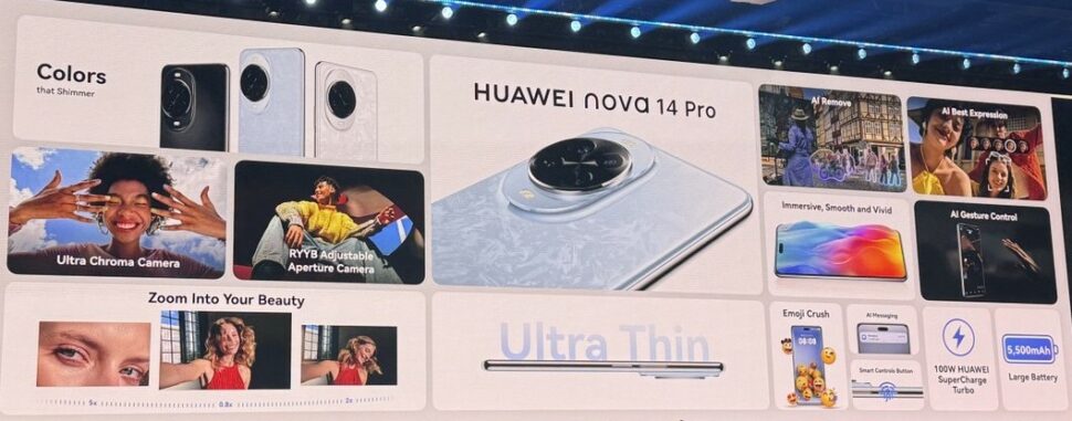 Huawei Launch Paris Event September 2025 Nova 14 5