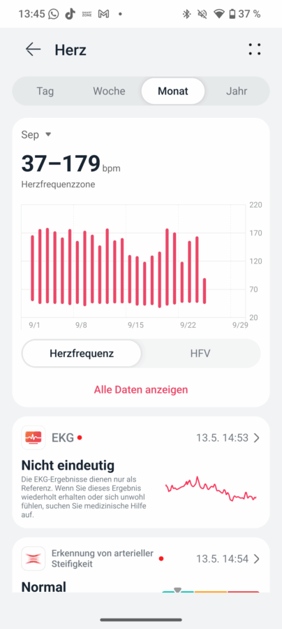Huawei Watch GT6 SPorttracking 1