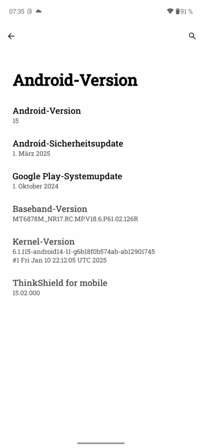 Motorola Edge 60 Android 15 7