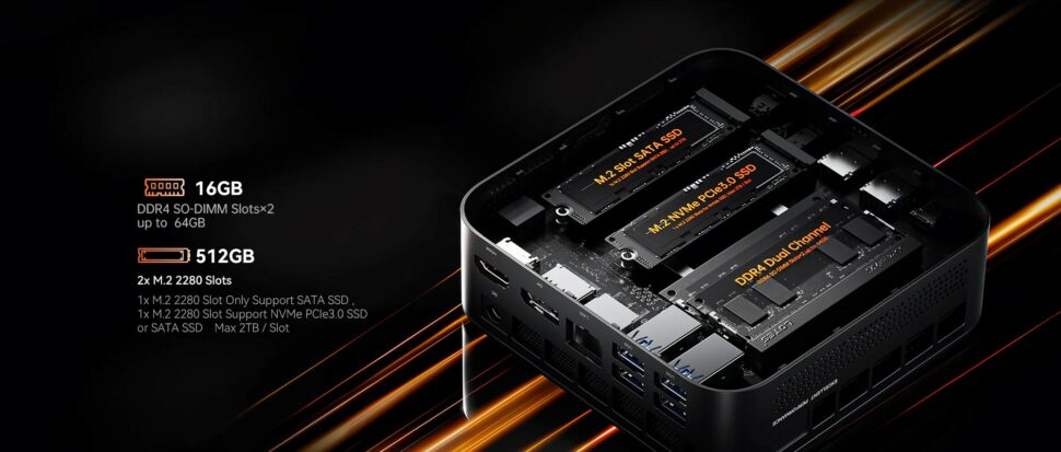 Artikel Nipogi E3B Mini PC 3