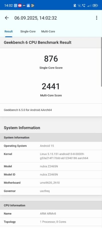 Nubia Neo 3 GT 5G Benchmark 14