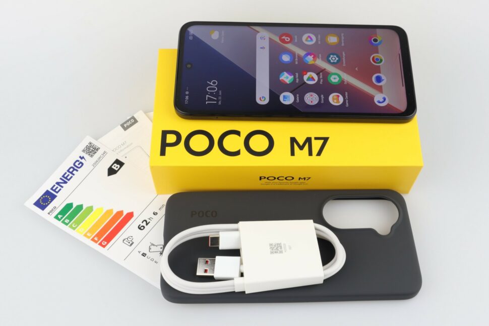 Poco M7 Test Lieferumfang 2