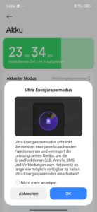 Test Poco M7 Akku 10