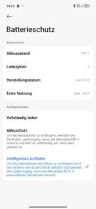 Test Poco M7 Akku 9