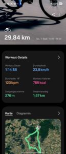 Samsung Galaxy Watch 8 Classic Test Fahrrad