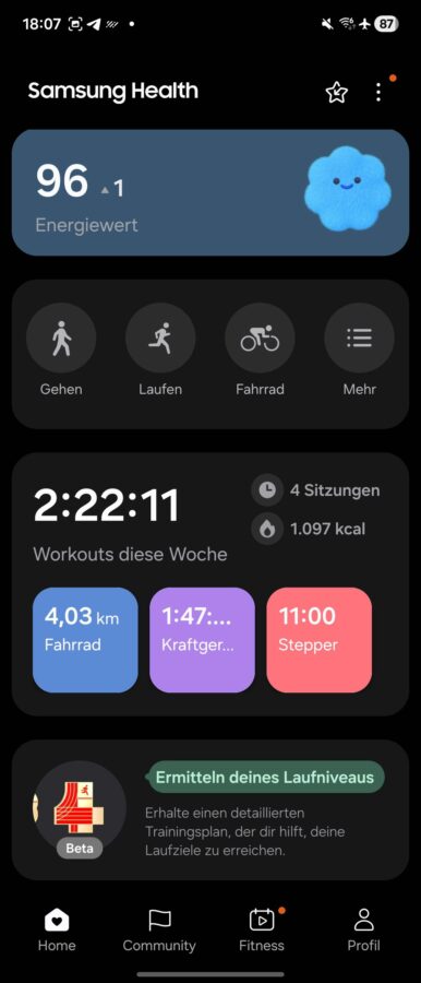 Samsung Galaxy Watch 8 Classic Test Health App 1