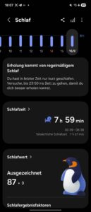 Samsung Galaxy Watch 8 Classic Test Schlaf 2
