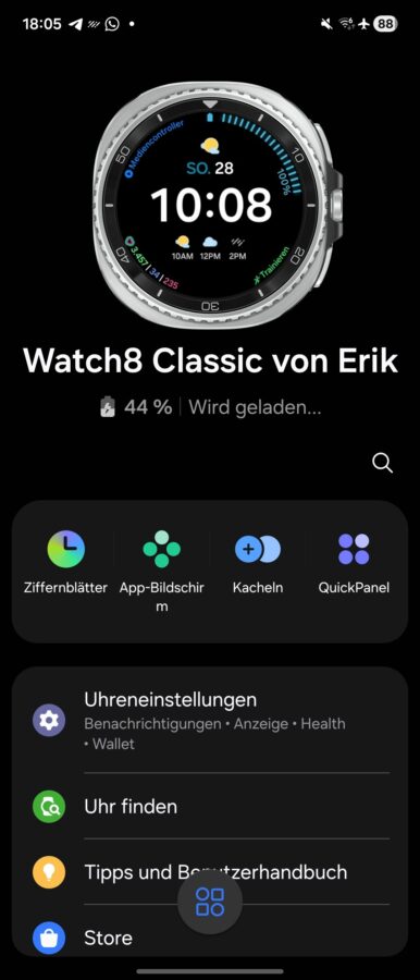 Samsung Galaxy Watch 8 Classic Test Wear App 2