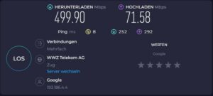 Beelink EQi12 Lan Speedtest