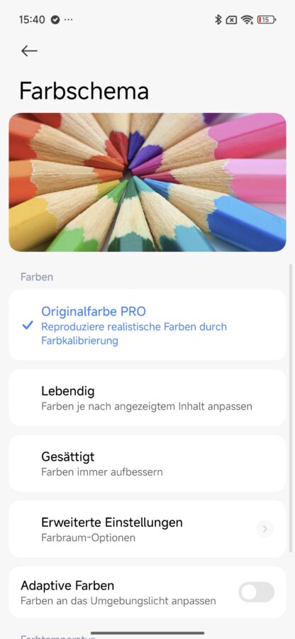Xiaomi 15T Pro Display Settings 2