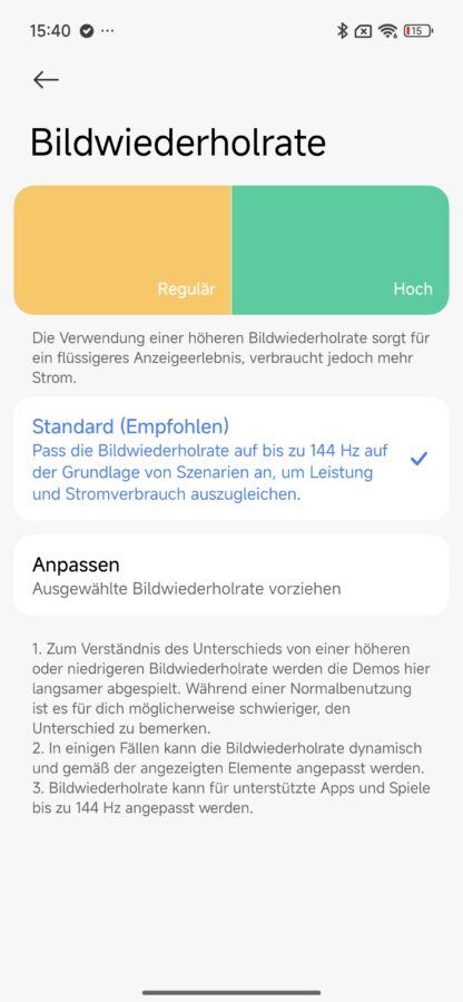 Xiaomi 15T Pro Display Settings 3