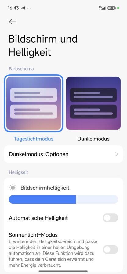 Xiaomi 15T Displaysettings 3