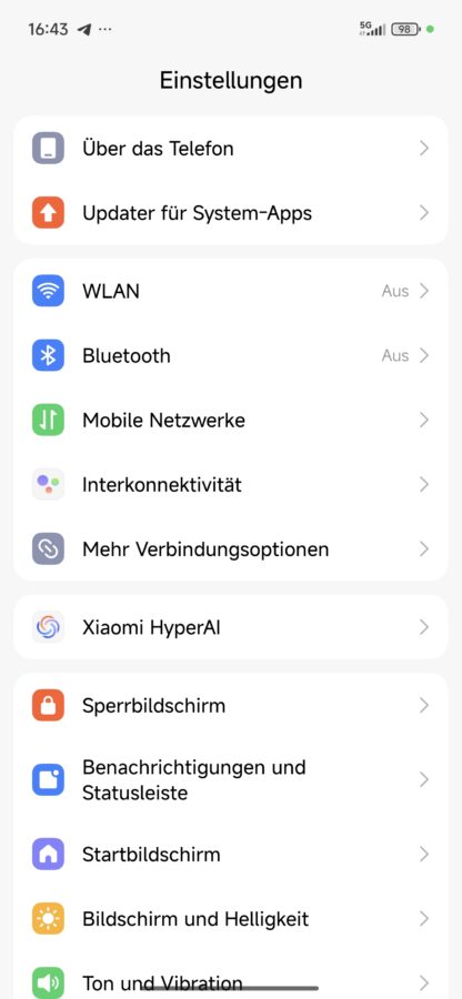 Xiaomi 15T HyperOS 2 Android 16 2