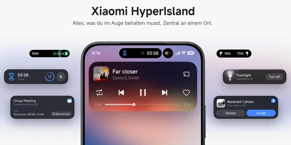 Xiaomi HyperOS 3 Update HyperIsland
