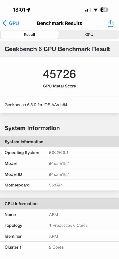 Apple iPhone 17 Pro Leistung Test 2