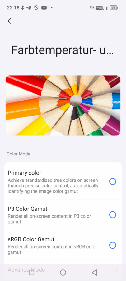 Blackview Xplore 2 Display Settings 3