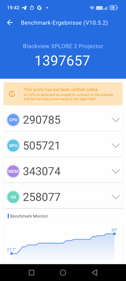 Blackview Xplore 2 antutu 10 1