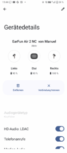 Test CubotX100 Empfang 2