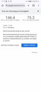 Test CubotX100 Empfang 5