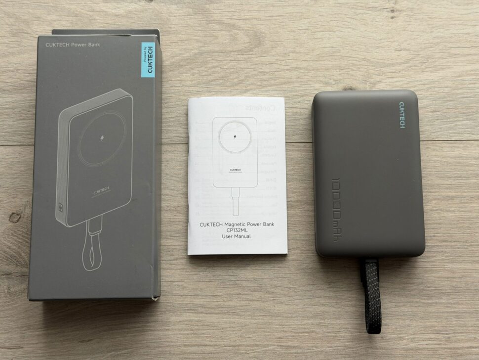 Cuktech MagSafe Powerbank Lieferumfang