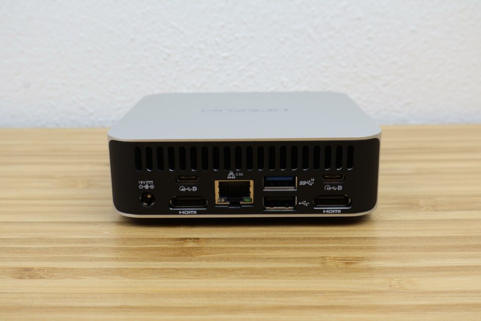 Geekom A8 Anschluesse Ports 3