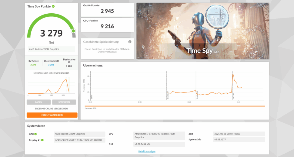 Geekom A8 3DMark Timespy e1760183075739