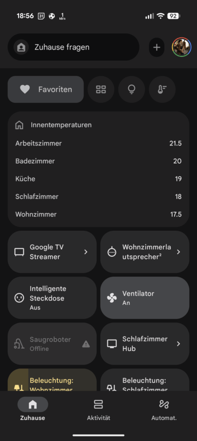Google Home Gemini Redesign Screenshot 1