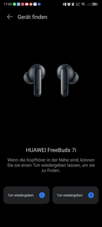 Huawei FreEBuds 7i Test App 2